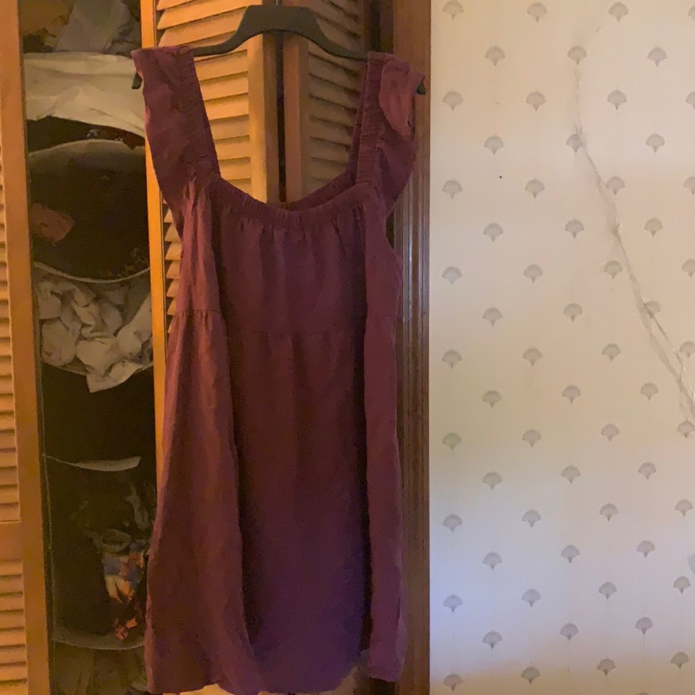 Wine colored White Fable dress
